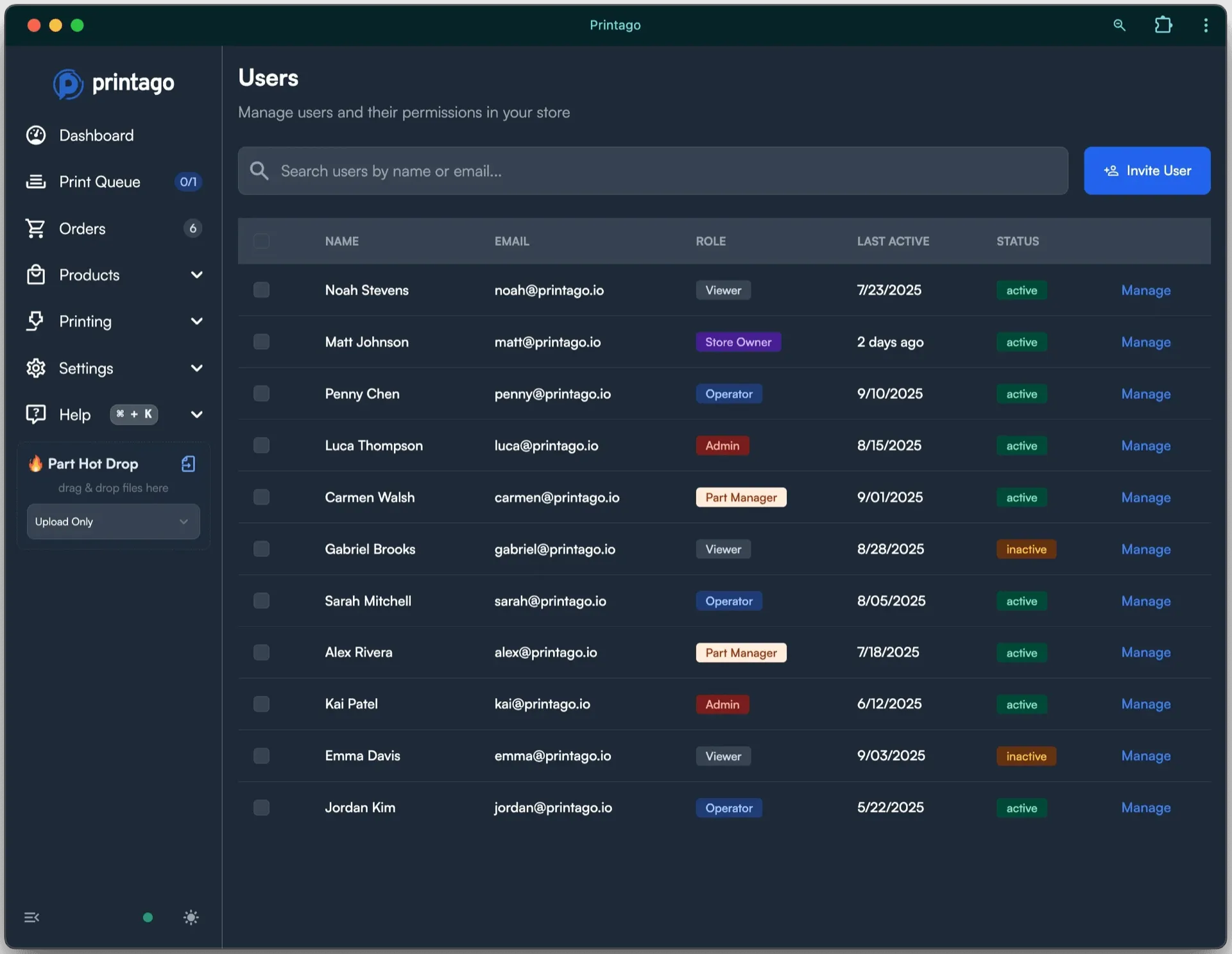 Team permissions and collaboration